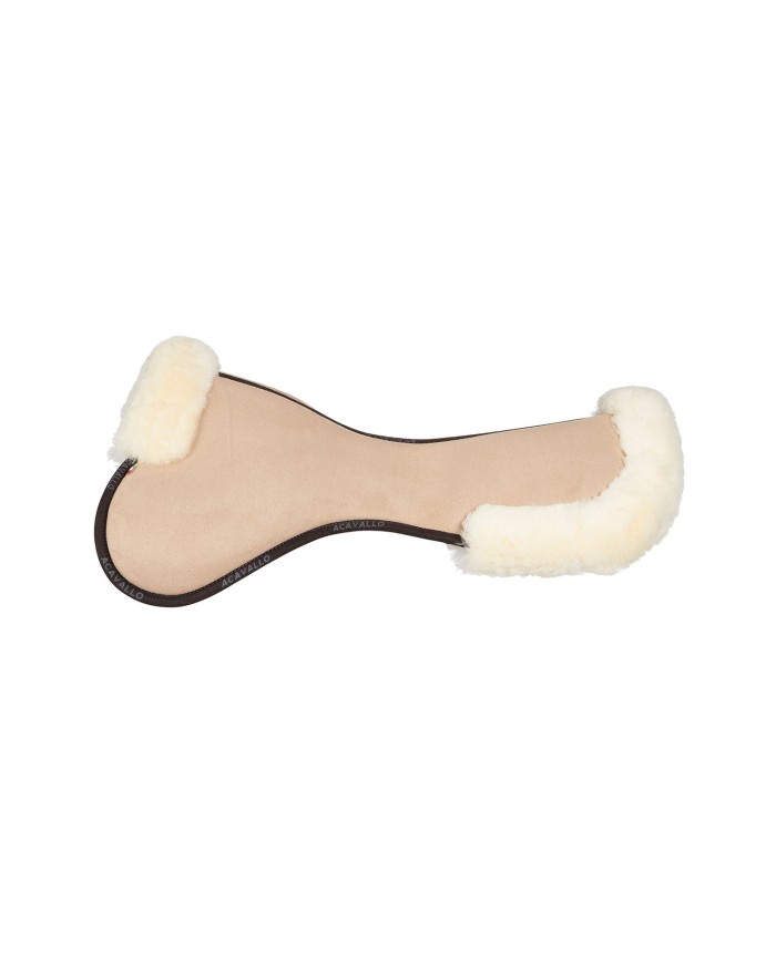CLOSE CONTACT MEMORY FOAM 1/2 PAD W/SHEEPSKIN