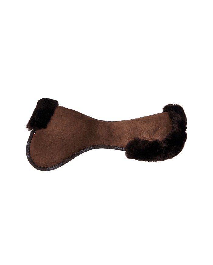CLOSE CONTACT MEMORY FOAM 1/2 PAD W/SHEEPSKIN