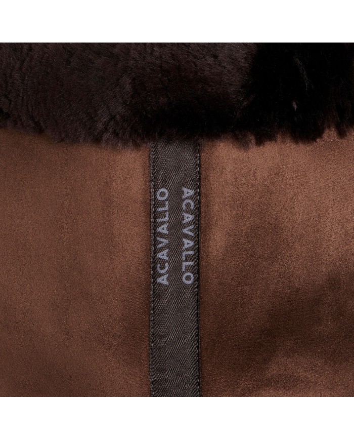 CLOSE CONTACT MEMORY FOAM 1/2 PAD W/SHEEPSKIN