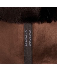 CLOSE CONTACT MEMORY FOAM 1/2 PAD W/SHEEPSKIN