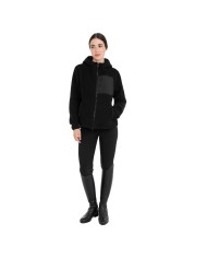 WOMEN S PATCH POCKET TEDDY FULL ZIP JACKET W/HOOD