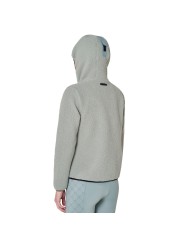 WOMEN S PATCH POCKET TEDDY FULL ZIP JACKET W/HOOD