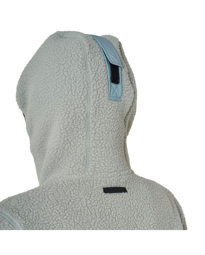 WOMEN S PATCH POCKET TEDDY FULL ZIP JACKET W/HOOD