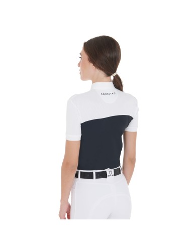 WOMAN POLO SHIRT SS BUTTONS 1/2 MESH