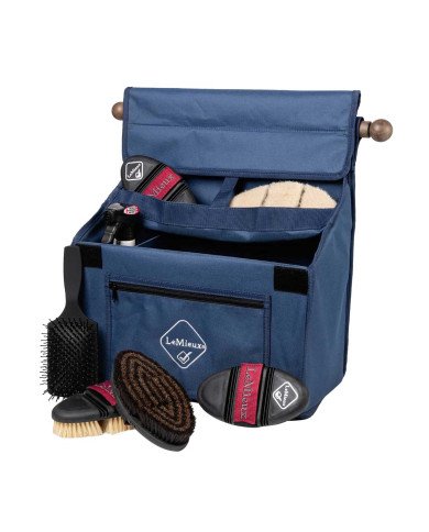 GROOMING BAG WITH BAR NAVY ONE SIZE