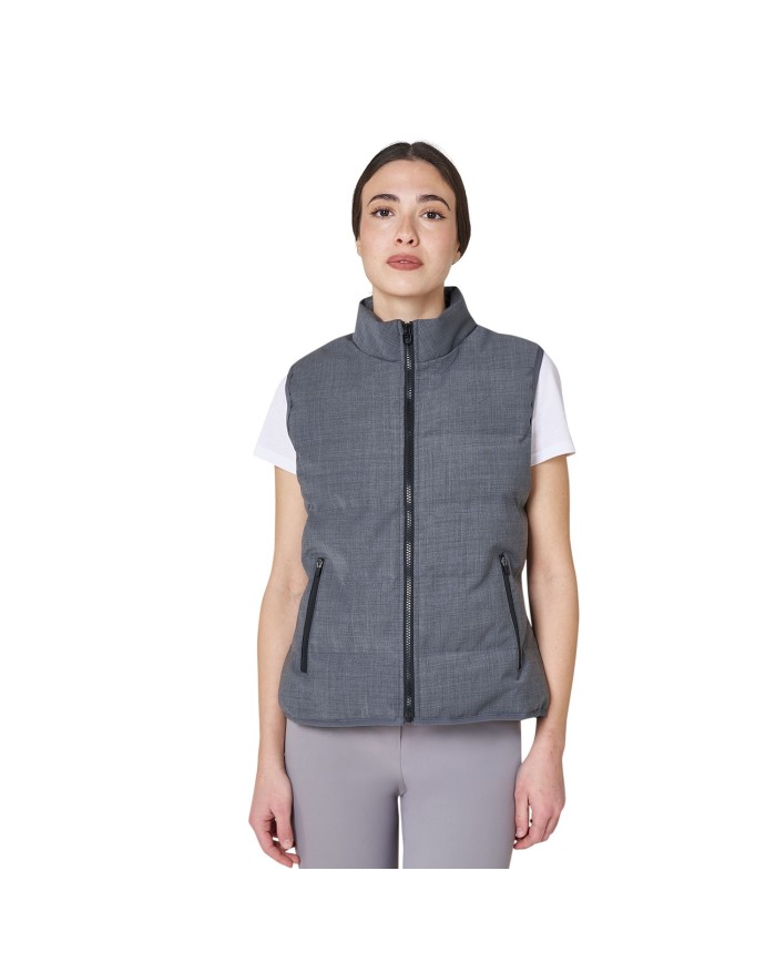 WOMEN S WOOL QUILTED DOWN VEST