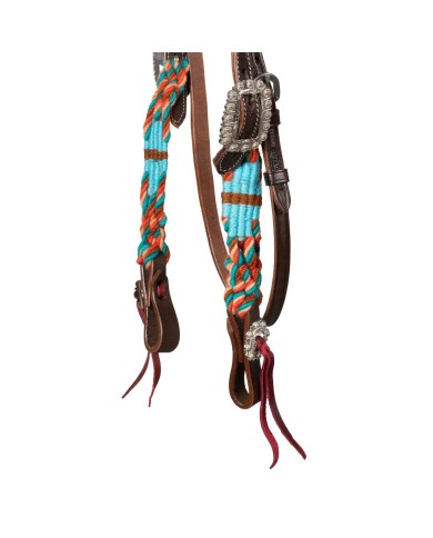 ROPE WAVES WESTERN BRIDLE