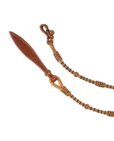 REDINI WESTERN CUOIO CRUDO INTRECCIATO