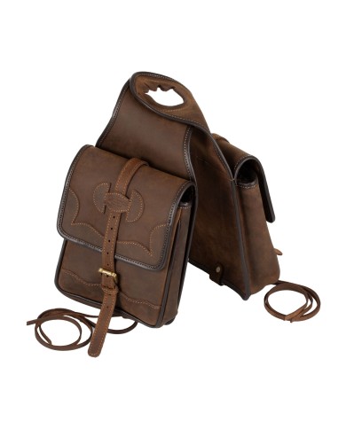 LEATHER POMMEL SADDLE BAG