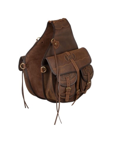 LEATHER SADDLE BAG