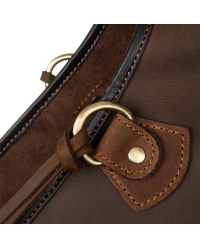 LEATHER SADDLE BAG