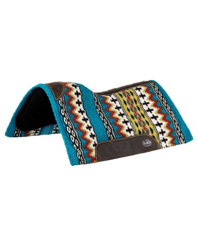 WOOL TOP FELT BOTTOM SADDLE PAD 34X36