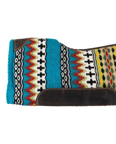 WOOL TOP FELT BOTTOM SADDLE PAD 34X36