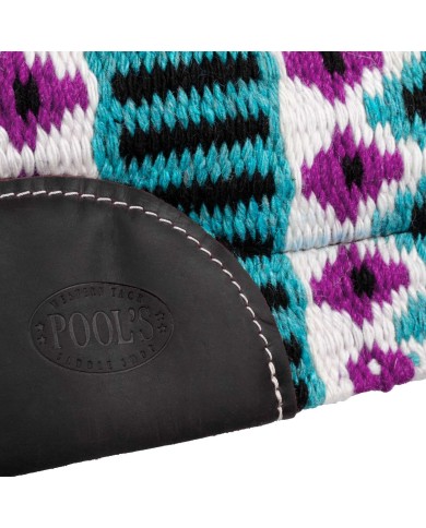 WOOL TOP FELT BOTTOM SADDLE PAD 34X36