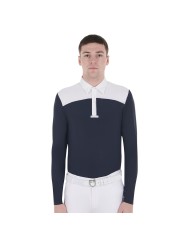 MAN COMPETITION JERSEY LS BUTTONS POLO