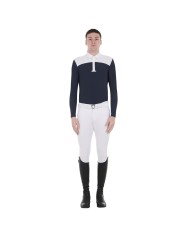 MAN COMPETITION JERSEY LS BUTTONS POLO