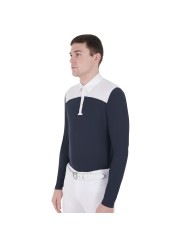 MAN COMPETITION JERSEY LS BUTTONS POLO