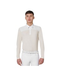 MAN COMPETITION JERSEY LS BUTTONS POLO