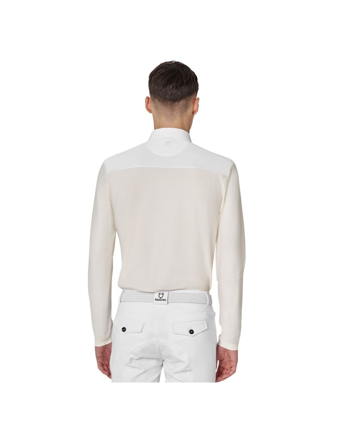 MAN COMPETITION JERSEY LS BUTTONS POLO