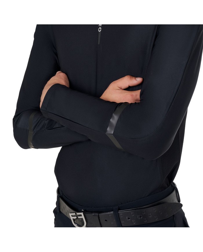 MEN S TECHNICAL TRAINING POLO SHIRT LS ZIP