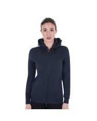 WOMEN S COTTON FLEECE HOODIE ZIP