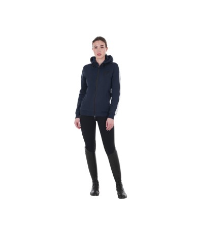 WOMEN S COTTON FLEECE HOODIE ZIP