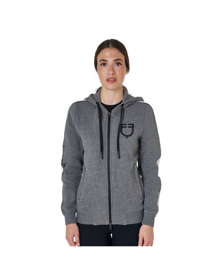 WOMEN S COTTON FLEECE HOODIE ZIP
