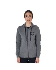 WOMEN S COTTON FLEECE HOODIE ZIP