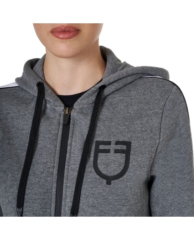WOMEN S COTTON FLEECE HOODIE ZIP