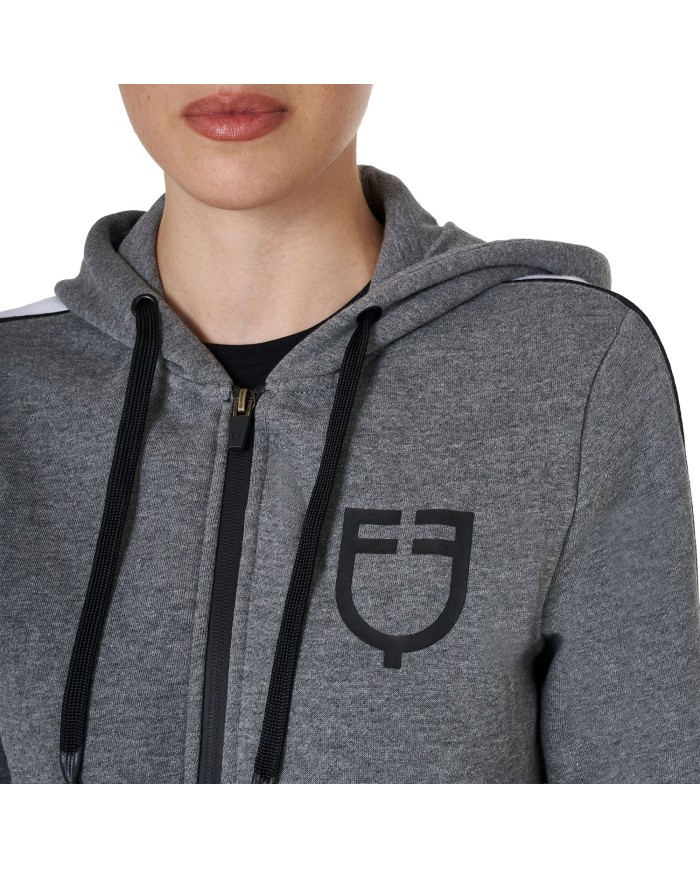 WOMEN S COTTON FLEECE HOODIE ZIP