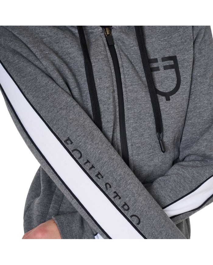 WOMEN S COTTON FLEECE HOODIE ZIP