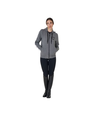 WOMEN S COTTON FLEECE HOODIE ZIP