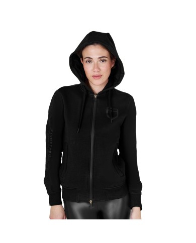 WOMEN S COTTON FLEECE HOODIE ZIP