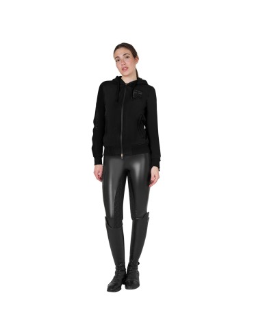 WOMEN S COTTON FLEECE HOODIE ZIP