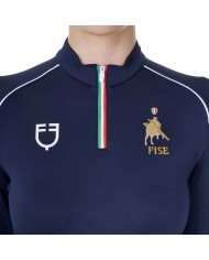 WOMEN S TECHNICAL TRAINING POLO LS ZIP EQUESTROxFISE