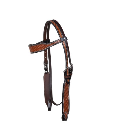 POOL S HEADSTALL WITH PREMIUM BASKET TOOLING