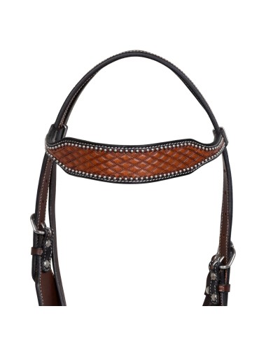 POOL S HEADSTALL WITH PREMIUM BASKET TOOLING