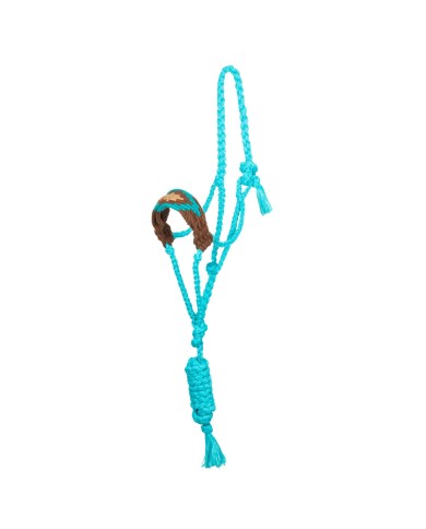 DIAMOND DESIGN MOHAIR ROPE HALTER