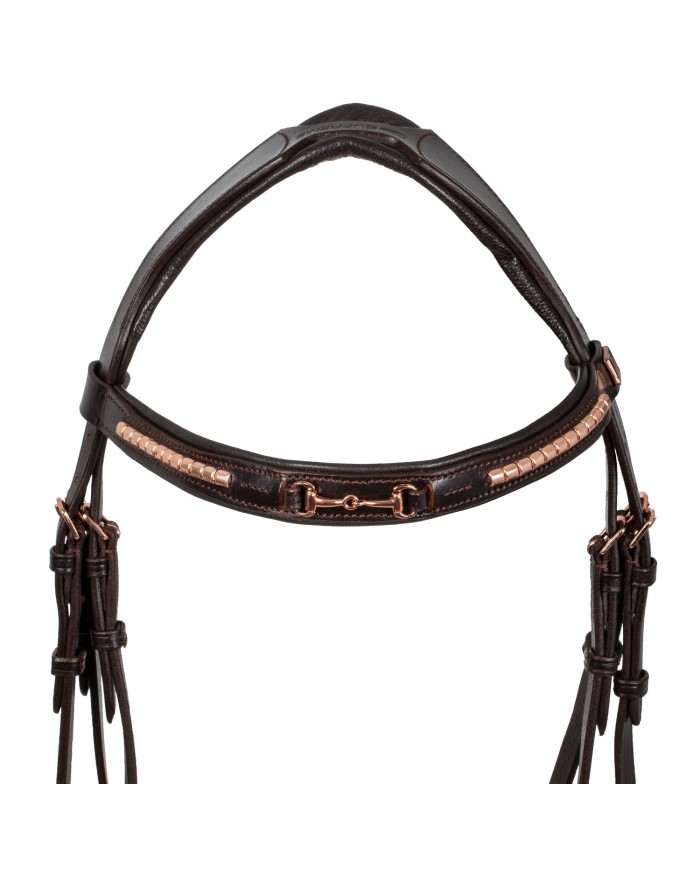 TESTIERA MODELLO SNAFFLE ROSE GOLD