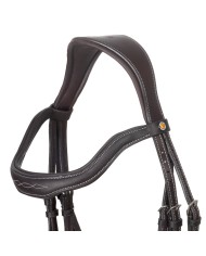 SOFT LEATHER FANCY STITCHED ENGLISH BRIDLE