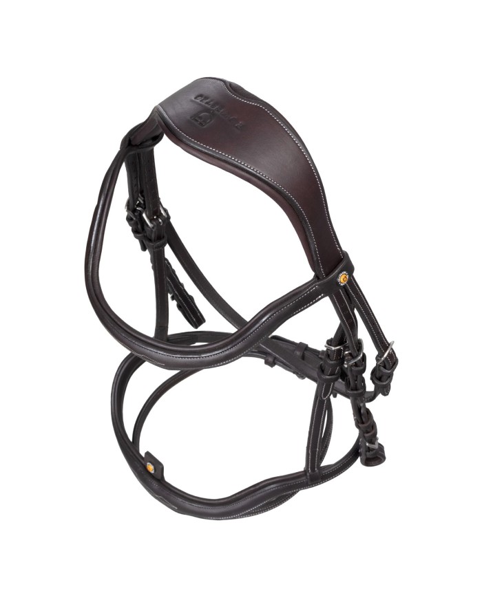 SOFT LEATHER FANCY STITCHED ENGLISH BRIDLE
