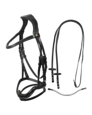 CURVED SHAPED NOSEBAND ENGLISH BRIDLE