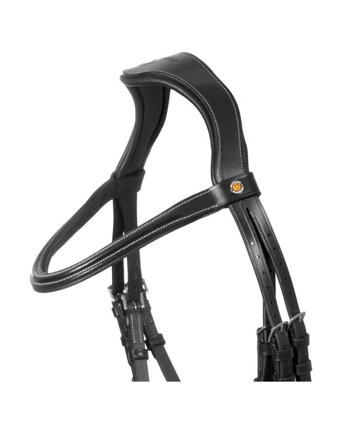 CURVED SHAPED NOSEBAND ENGLISH BRIDLE