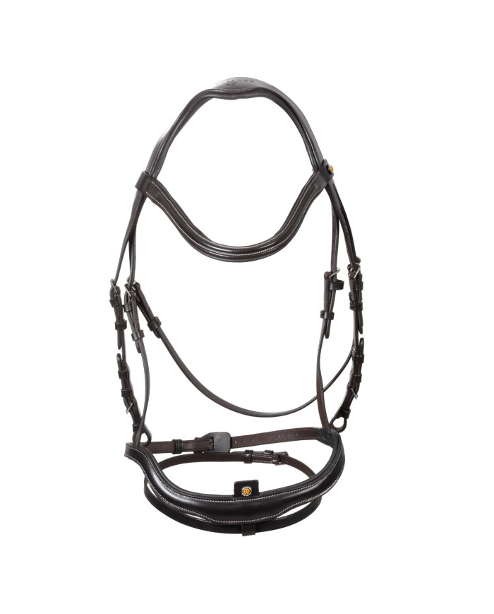 CURVED SHAPED NOSEBAND ENGLISH BRIDLE