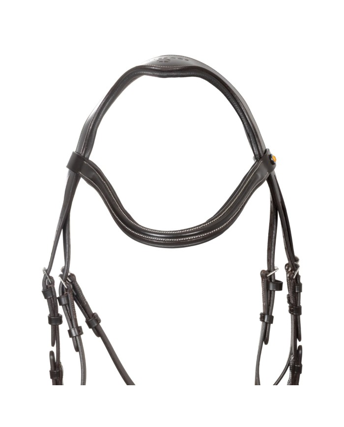 CURVED SHAPED NOSEBAND ENGLISH BRIDLE