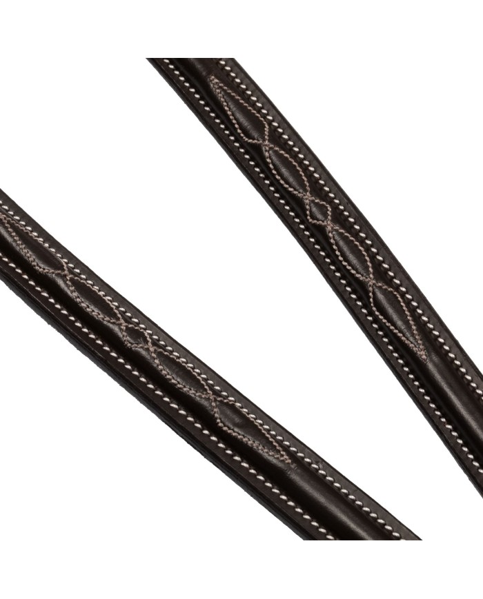 COLLIER MARTINGALE WITH CONTRAST STITCHING