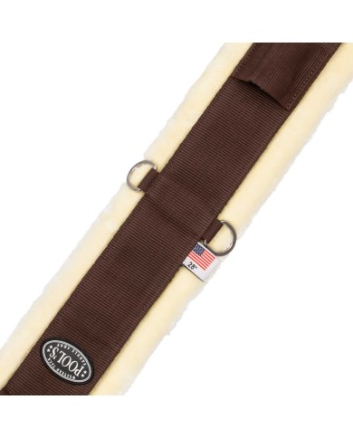 SYNTHETIC WOOL WESTERN GIRTH