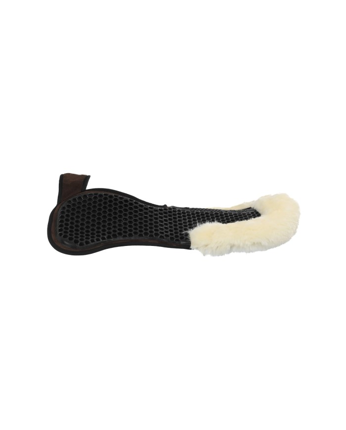 WITHERS FREE HEXAGONAL SOFT GEL PAD W/MICROPILE & BACK SHEEPSKIN EDGE