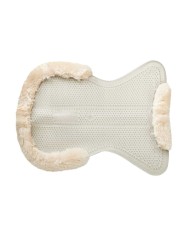 THERAPEUTIC GEL PAD CUT OUT 1/2 SHEEPSKIN EDGE W/DRI-LEX