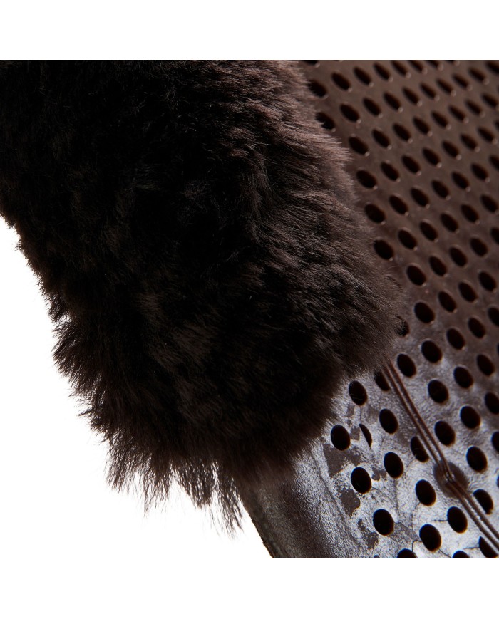 THERAPEUTIC GEL PAD CUT OUT 1/2 SHEEPSKIN EDGE W/DRI-LEX